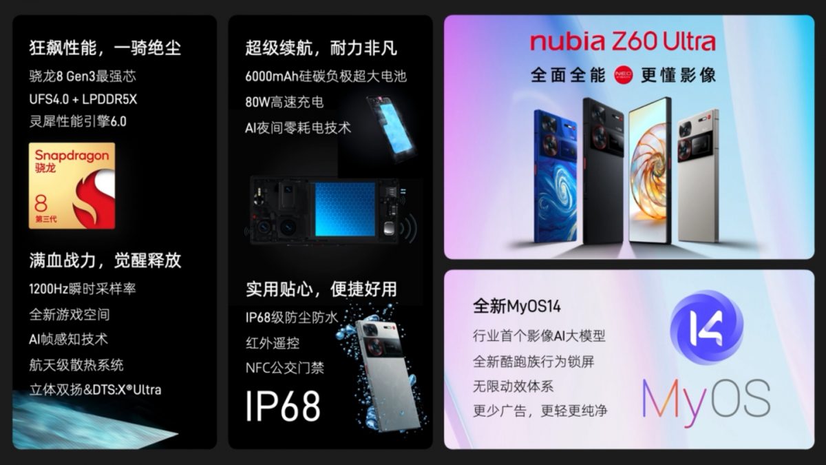 Nubia MyOS 14 system upgrade plan was announced, and the Z50 / Z40 ...